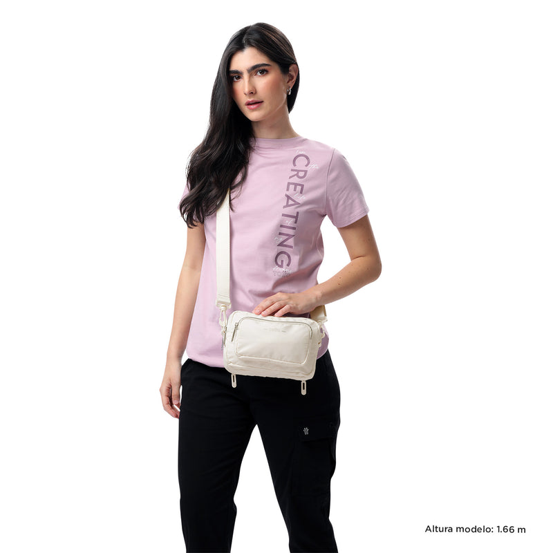 Bolso para Mujer 2 en 1 Funty Crossbody Blanco