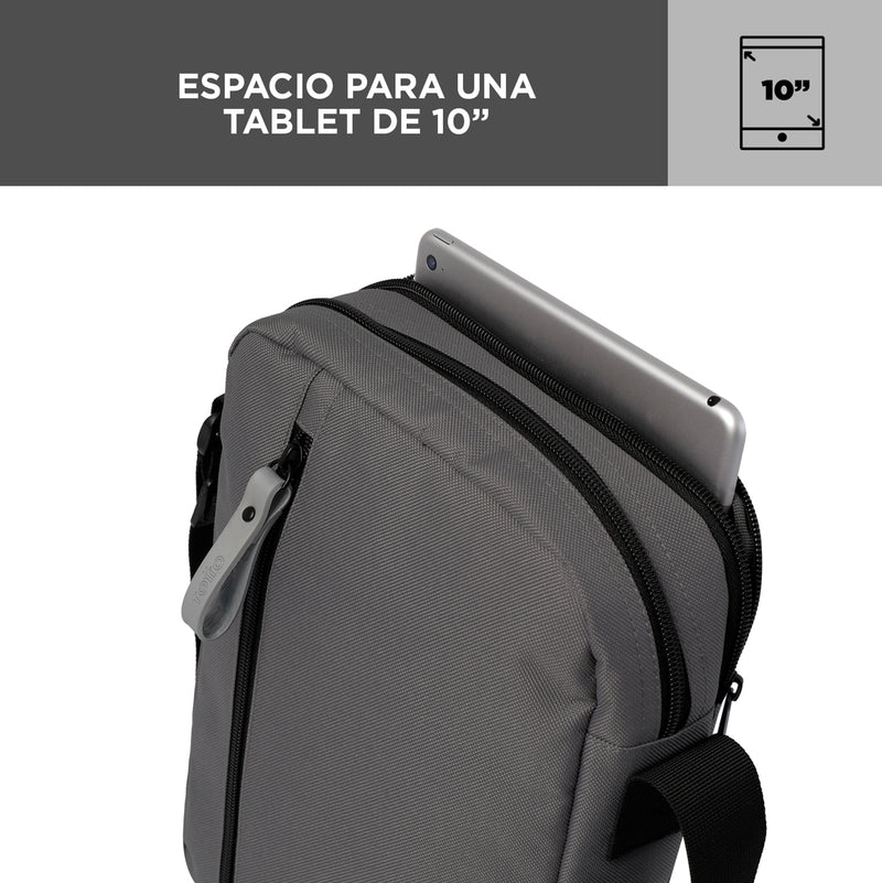 Bolso porta Tablet Tobito - Color: Gris