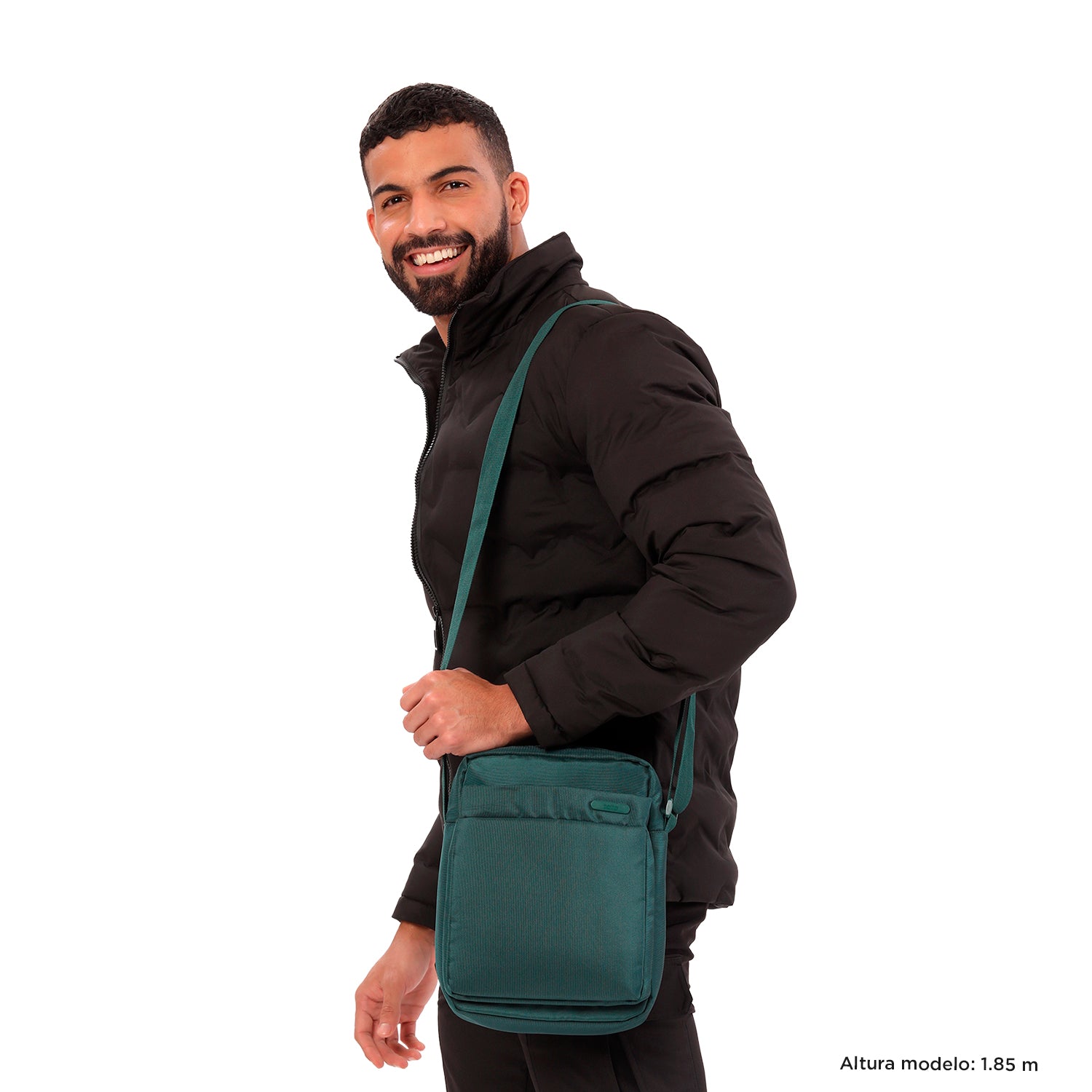 Bolso Manos Libres Hombre Wyvi Pequeño - Verde
