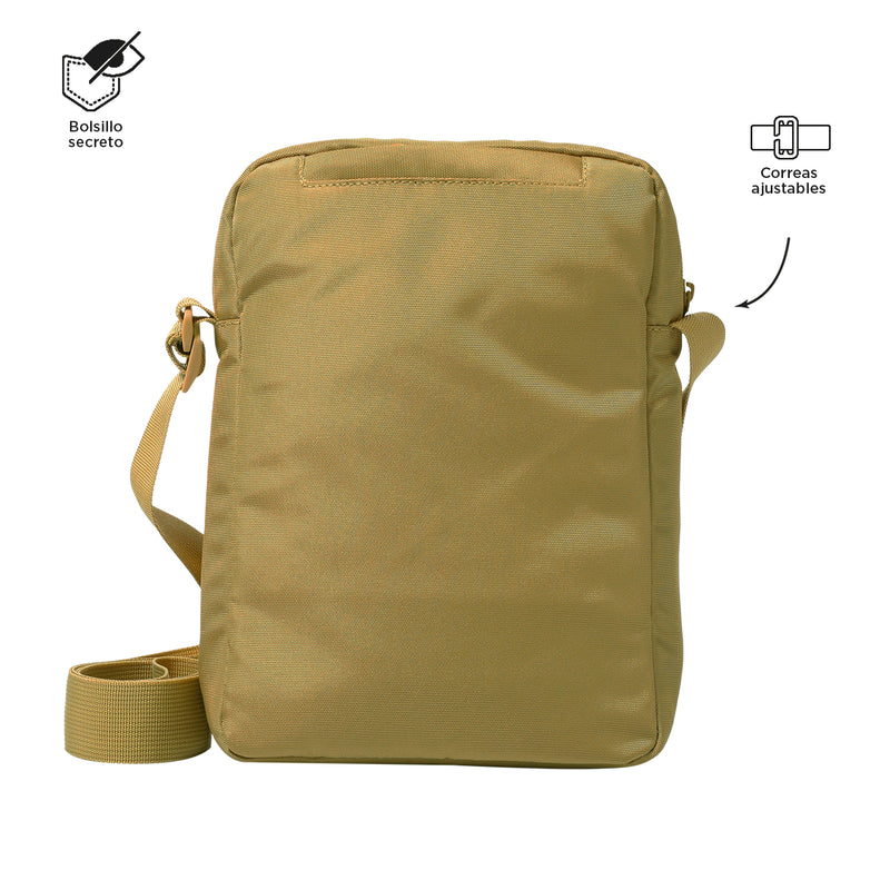 Bolso Hombre Porta Pc 10" Wyvi Amarillo