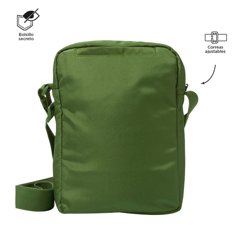 Bolso Hombre Porta Pc 10" Wyvi Verde