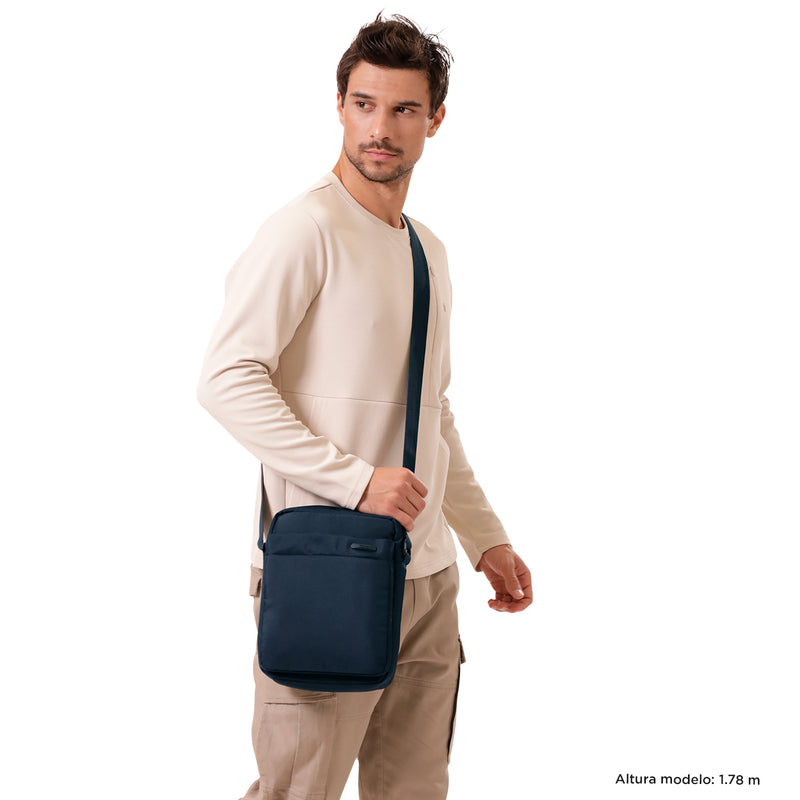 Bolso para Hombre Porta Tableta 10" Wyvi Azul