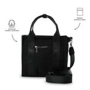 Bolso para Mujer Tote-Bag tipo Crossbody Pequeño Negro