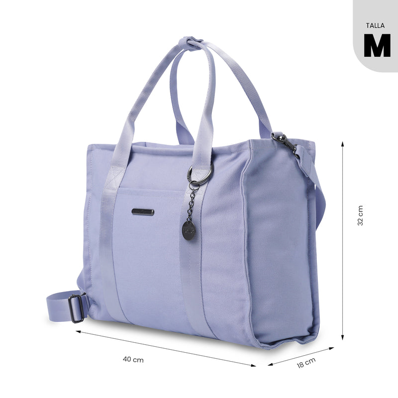 Bolso para Mujer Tote-Bag Porta PC 15.4" Morado