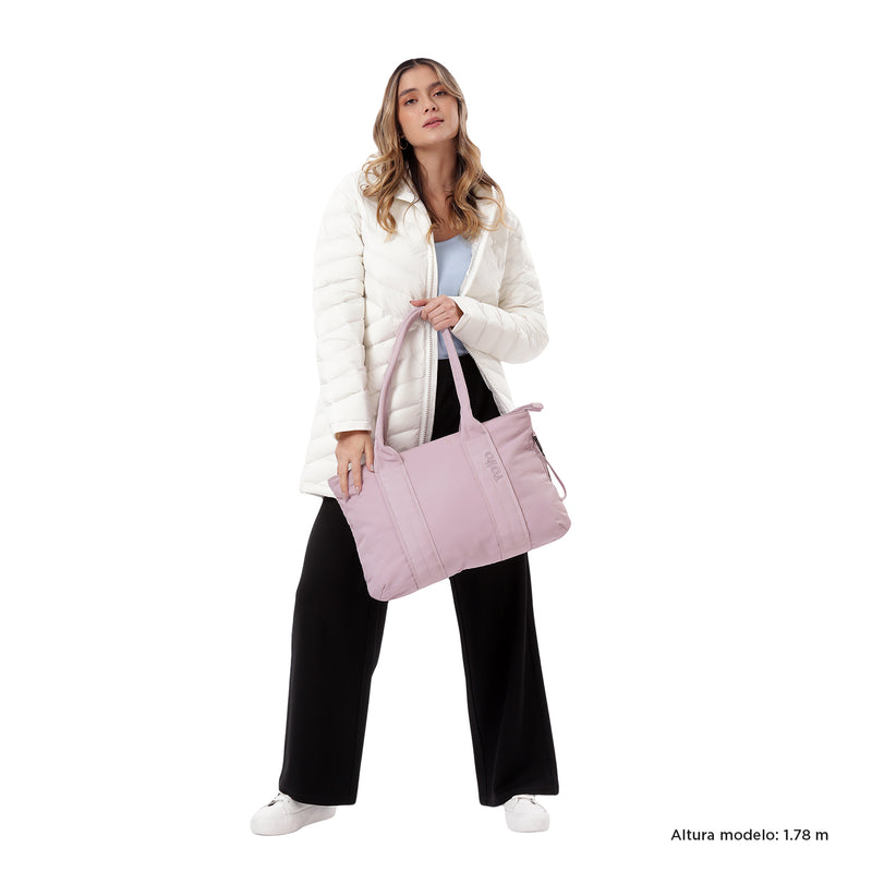 Shopping Bag para Mujer Sicilia Porta Laptop " Rosado