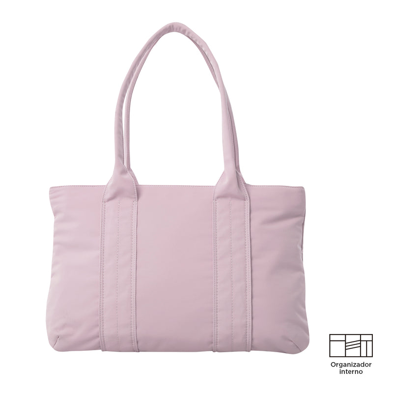 Shopping Bag para Mujer Sicilia Porta Laptop " Rosado