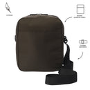Bolso para Hombre Porta Tableta 10" Drill Café
