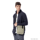 Bolso para Hombre Porta Tableta 10" Crossbody Drill Beige