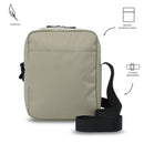 Bolso para Hombre Porta Tableta 10" Crossbody Drill Beige
