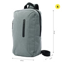 Bolso Hombre Porta Tableta 10" Felt Gris