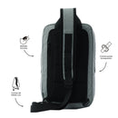 Bolso Hombre Porta Tableta 10" Felt Gris