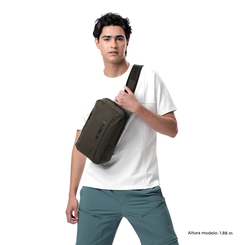 Bolso Hombre Porta Tableta 10" Felt Café