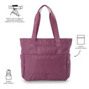 Bolso de hombro Shopping Grande para Mujer Siena Rosado