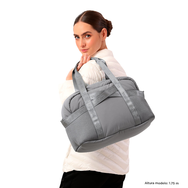 Bolso Para Mujer Knitty -  Color: Gris