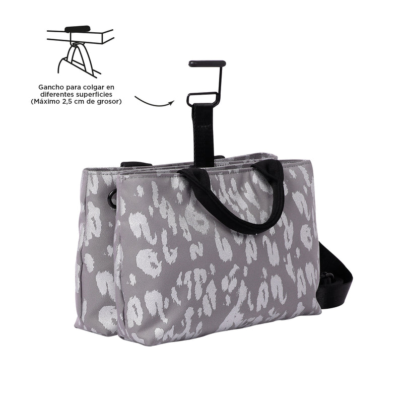 Bolso Mujer Metallic M -  Color: Gris