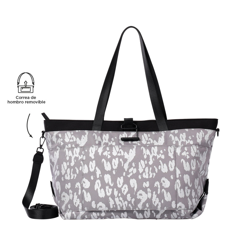 Bolso Mujer Metallic L -  Color: Gris