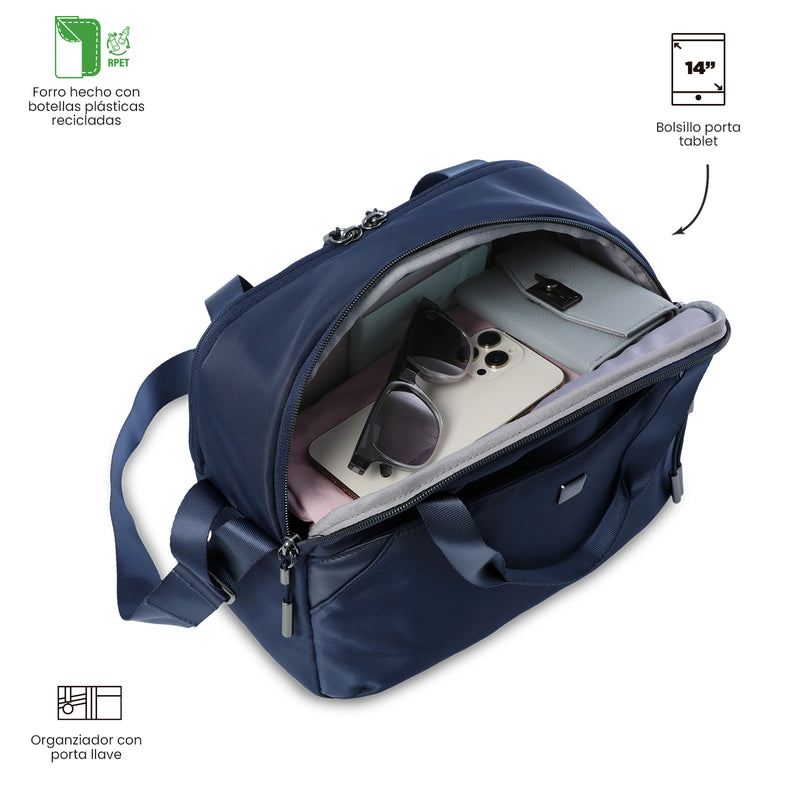 Bolso para Mujer Roxanne tipo Crossbody Mediano Azul