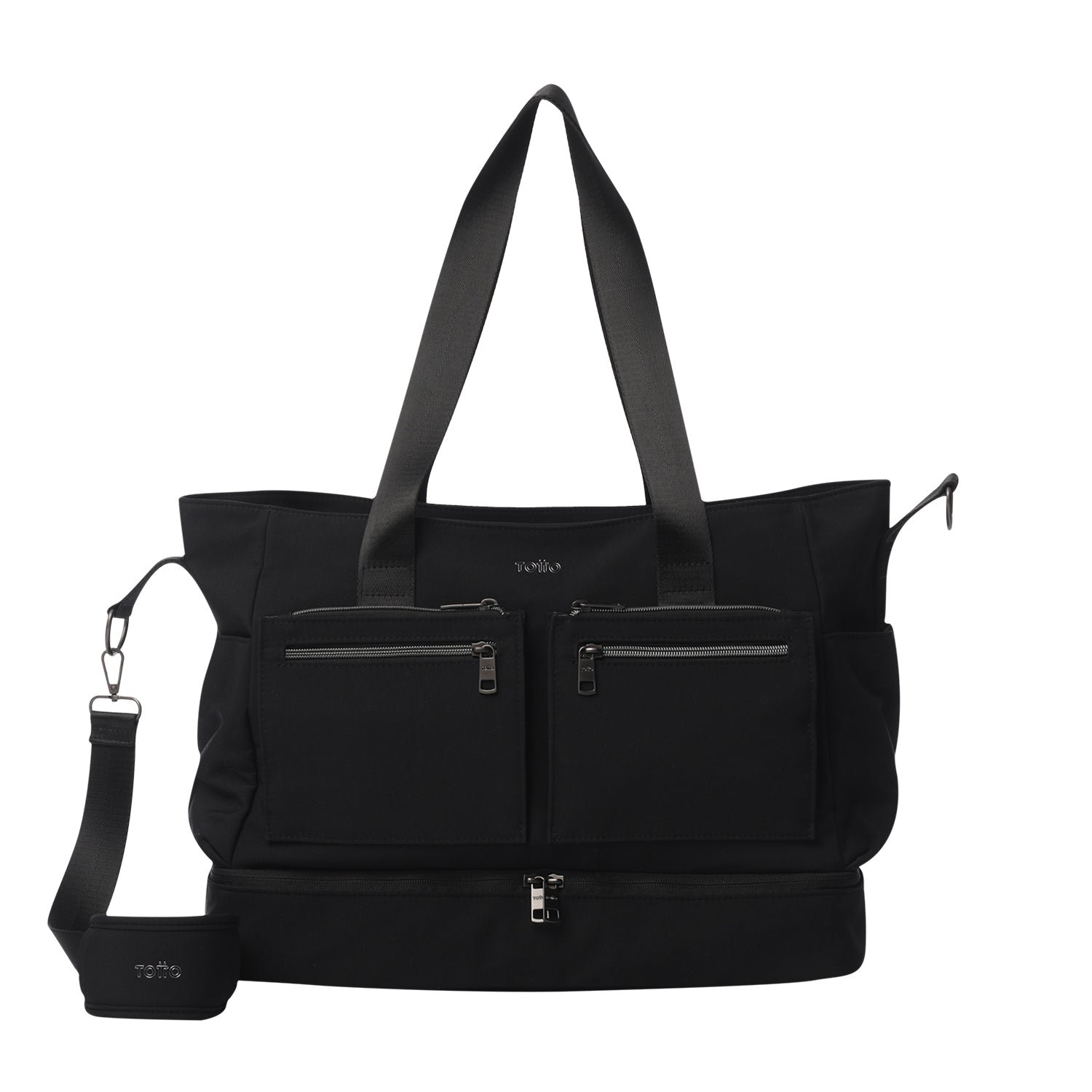 Bolso Para Mujer Duffel Sahara Porta Laptop 14" Negro