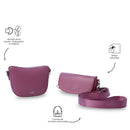 Set X 2 Bolsos para Mujer Style tipo Crossbody Pequeño Rosado