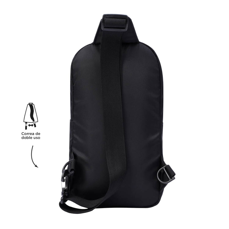 Bolso manos libres unisex Crossover Tracer pequeño - Negro