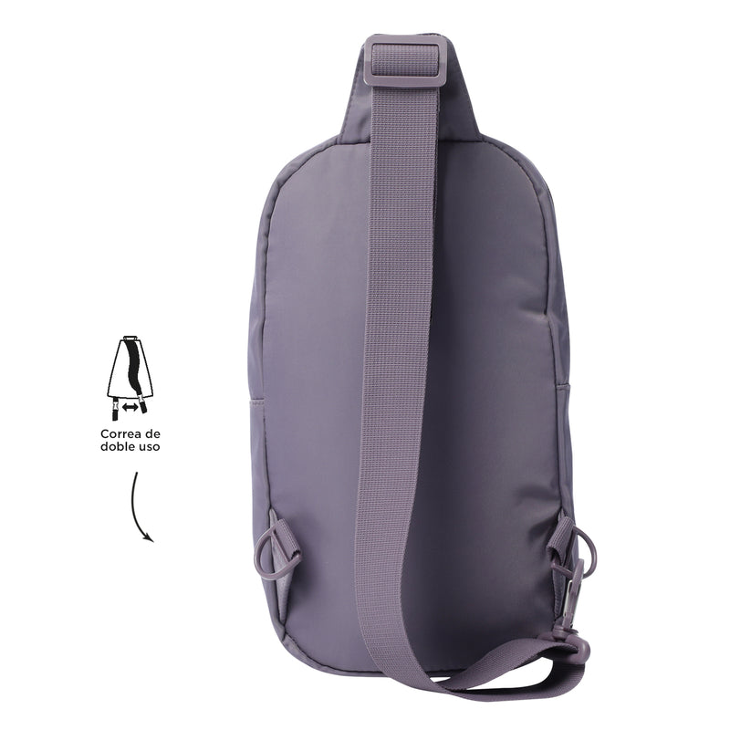 Bolso Mujer Porta Tableta 10" Crossover Tracer Morado