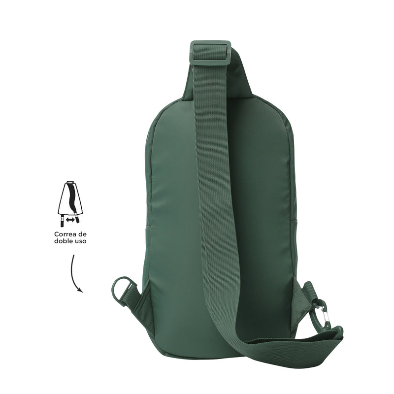 Bolso Hombre Porta Tableta 10" Tracer Verde