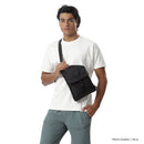 Bolso Mediano para Hombre Porta Tableta 10" Ttb Negro