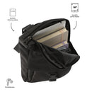Bolso Mediano para Hombre Porta Tableta 10" Ttb Negro