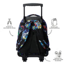 Mochila Ruedas Niño Renglon Azul