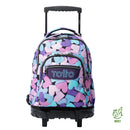 Mochila Ruedas Niña Renglon Azul