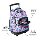 Mochila Ruedas Niña Renglon Azul