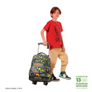 Mochila Ruedas Niño Renglon Negro