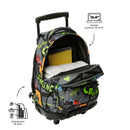 Mochila Ruedas Niño Renglon Negro