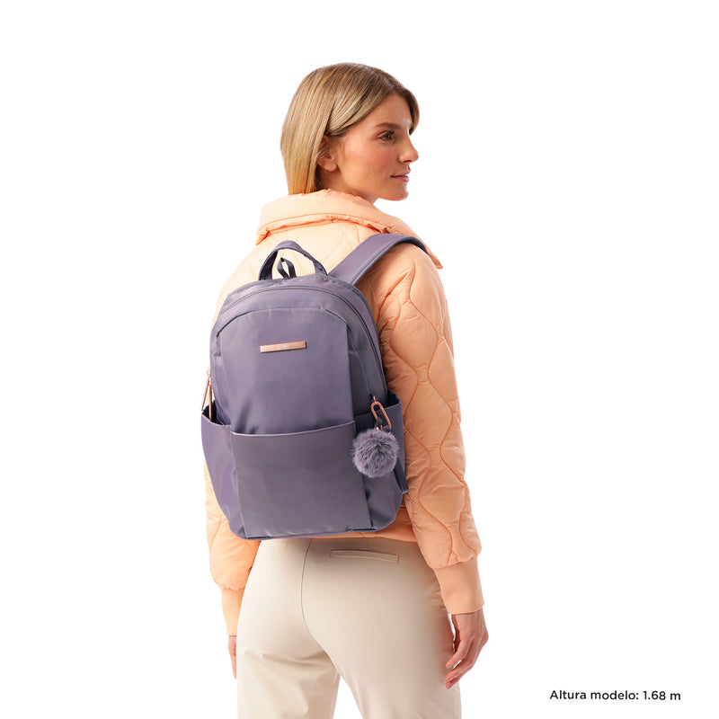 Mochila Ejecutiva Porta PC 14" Adelaide 1 2.0 Morado Mujer