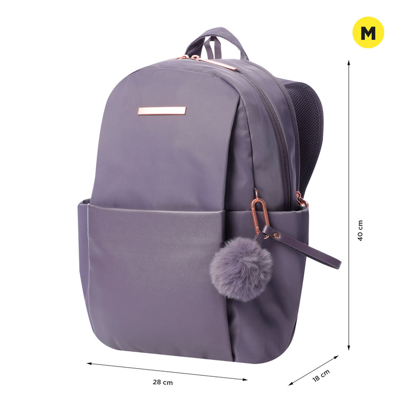 Mochila Ejecutiva Porta PC 14" Adelaide 1 2.0 Morado Mujer