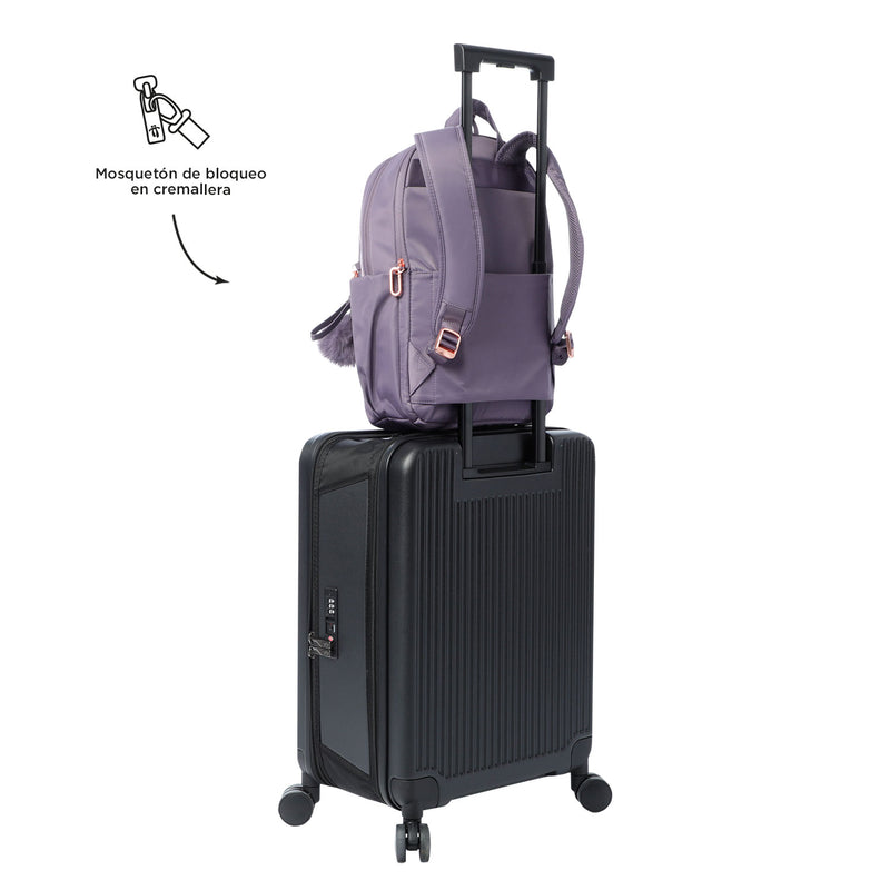 Mochila Ejecutiva Porta PC 14" Adelaide 1 2.0 Morado Mujer