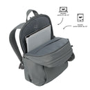 Mochila Ejecutivo Porta Laptop 14" Adelaide 1 2.0 Gris Mujer