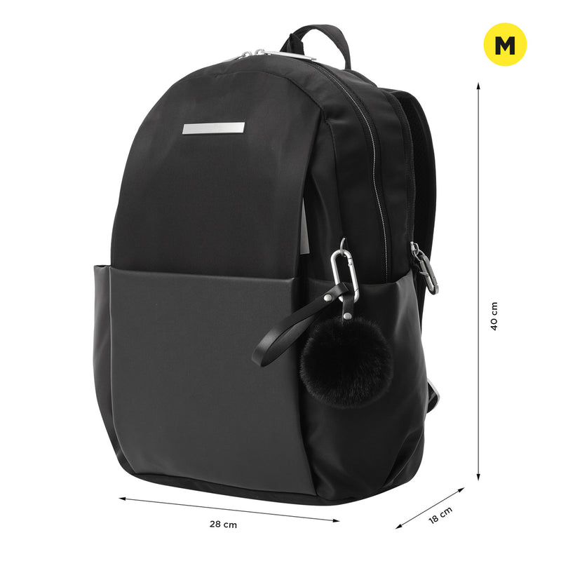 Mochila Ejecutivo Porta Laptop 14" Adelaide 1 2.0 Negro Mujer
