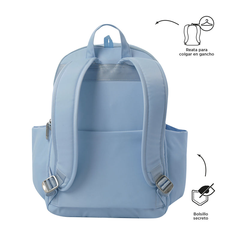 Mochila Ejecutivo Porta Laptop 14" Adelaide 1 2.0 Azul Mujer