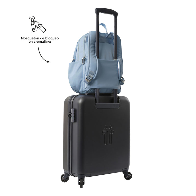 Mochila Ejecutivo Porta Laptop 14" Adelaide 1 2.0 Azul Mujer