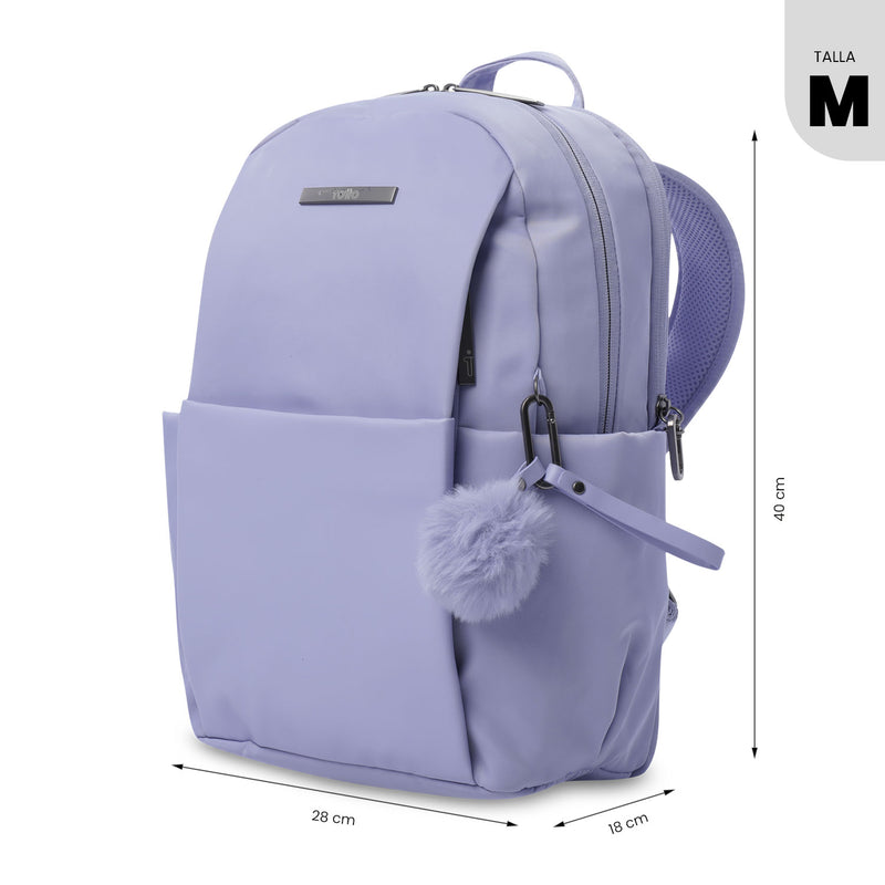 Mochila Ejecutiva para PC 14" Adelaide 1 2.0 Morado Mujer
