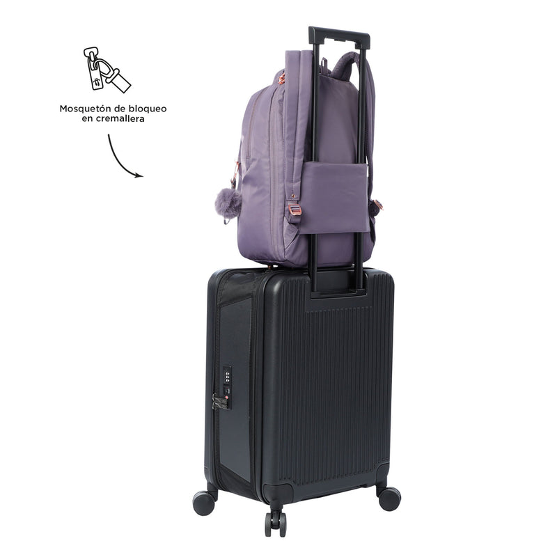 Mochila Ejecutiva Porta PC 14" Adelaide 2 2.0 Morado Mujer