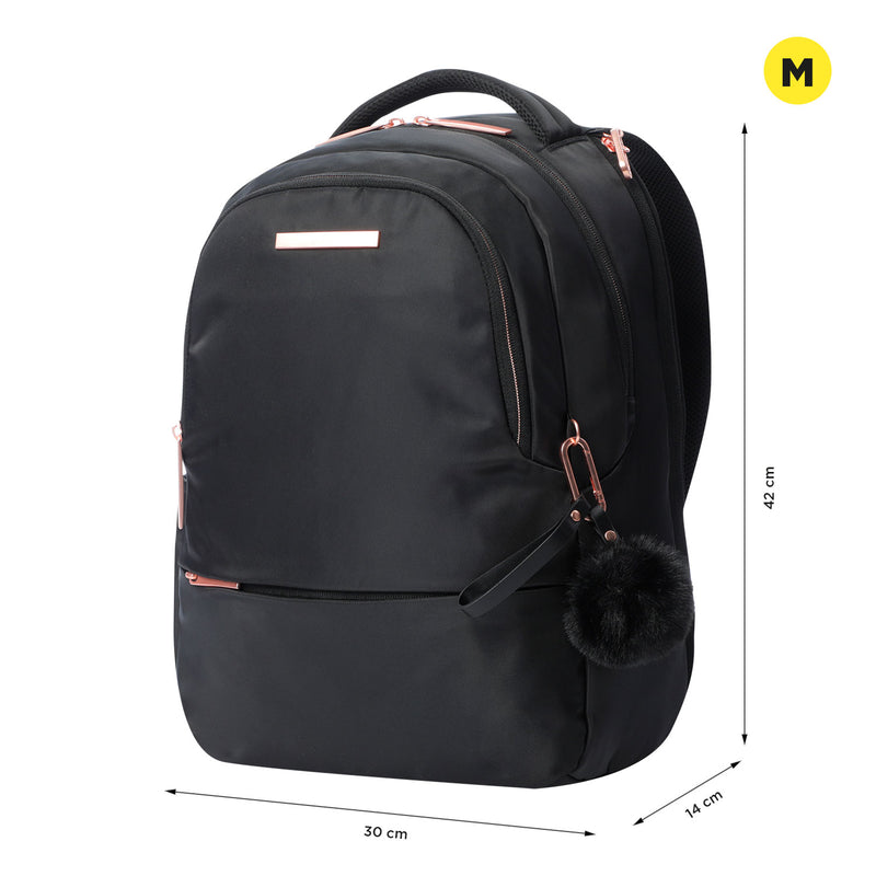 Mochila Ejecutiva Porta PC 14" Adelaide 2 2.0 Negra Mujer