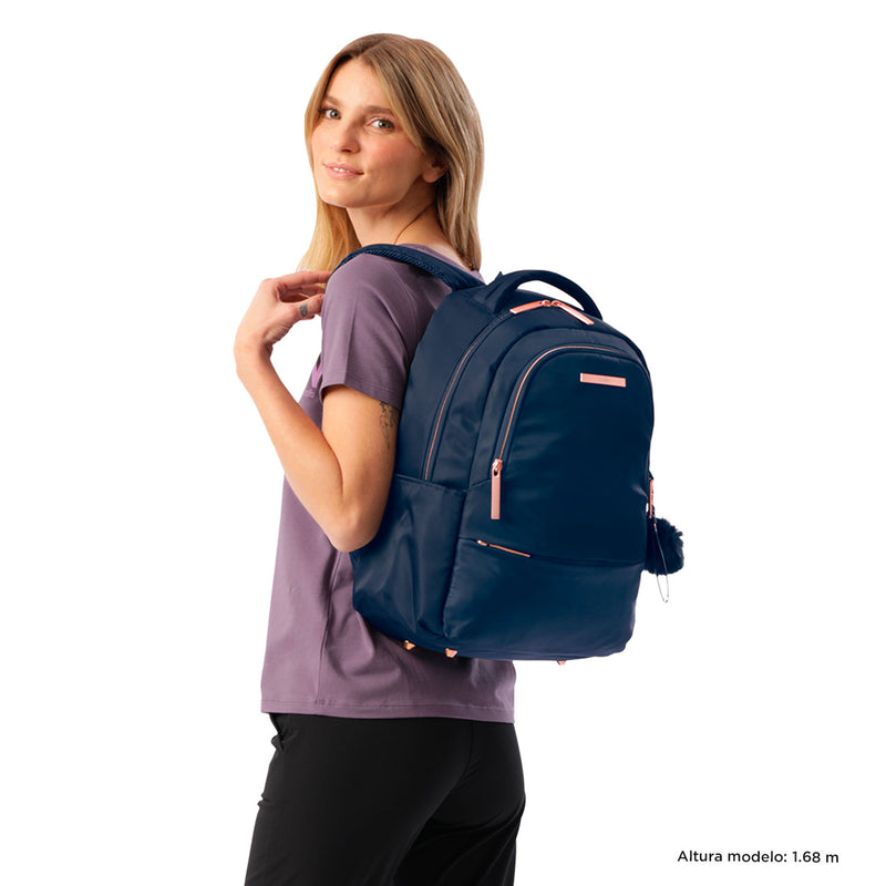 Mochila Ejecutiva Porta PC 14" Adelaide 2 2.0 Azul Mujer