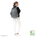 Mochila Ejecutivo Porta Laptop14" Adelaide 2 2.0 Gris Mujer