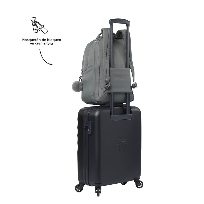 Mochila Ejecutivo Porta Laptop14" Adelaide 2 2.0 Gris Mujer