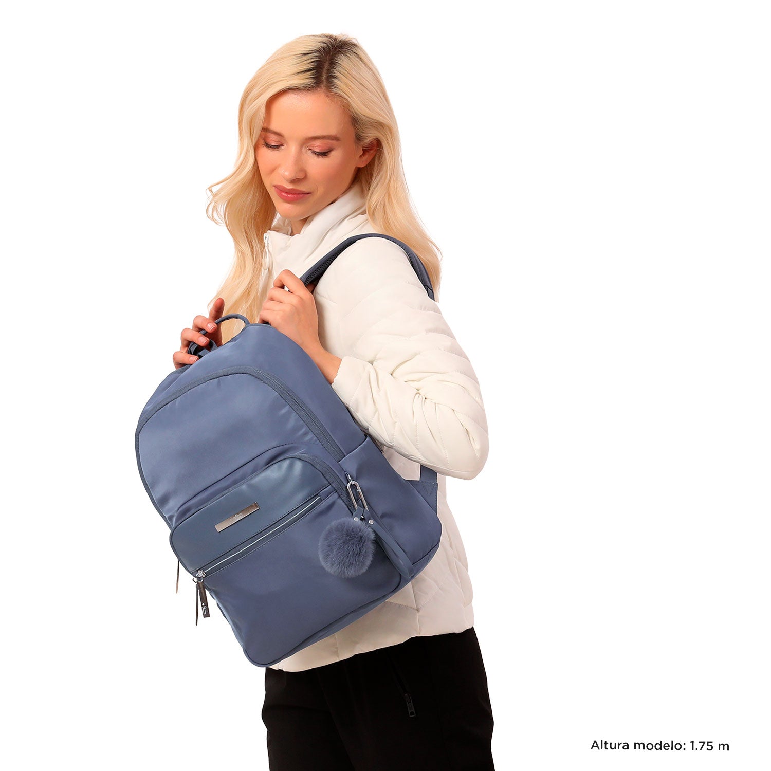 Mochila Adelaide 3 2.0 Con Porta laptop - Color: Gris