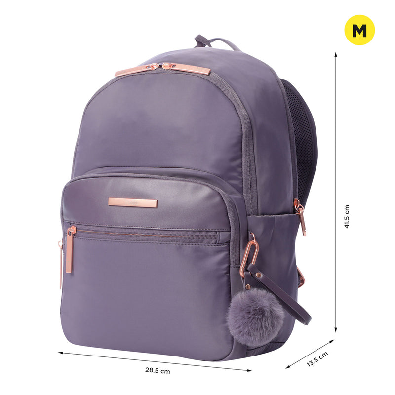 Mochila Ejecutiva Porta PC 14" Adelaide 3 2.0 Morado Mujer