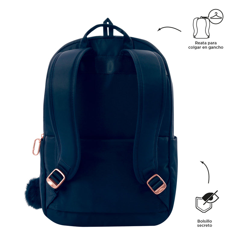 Mochila Ejecutiva Porta PC 14" Adelaide 3 2.0 Azul Mujer