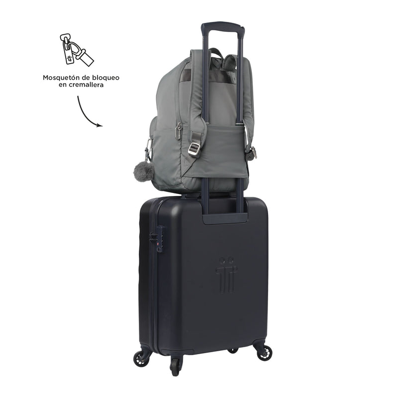 Mochila Ejecutivo Porta Laptop 14" Adelaide 3 2.0 Gris Mujer